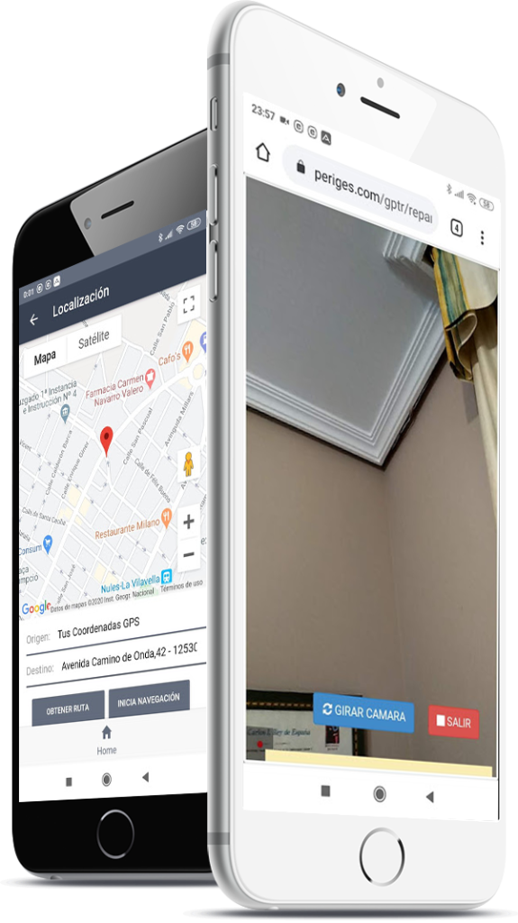 Videoperitaje de PeriGes la plataforma de gestión de siniestros que usa Perital, un gabinete pericial que cuenta con video peritación o peritación remota.